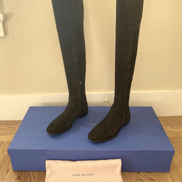 Stuart Weitzman Over-The-Knee Boot (Suede) - Picture 1 of 11